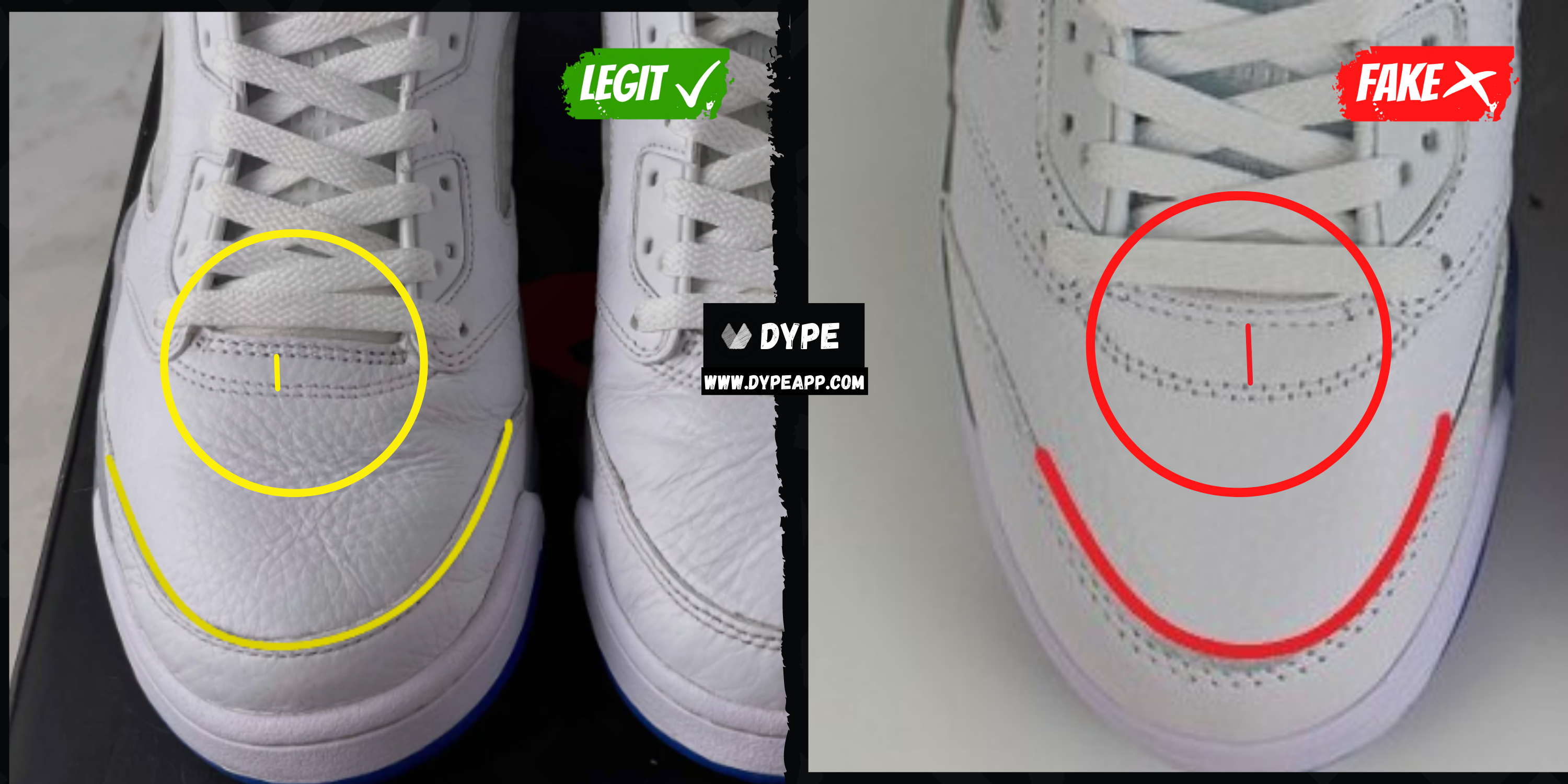 how to check if jordan 5s are real