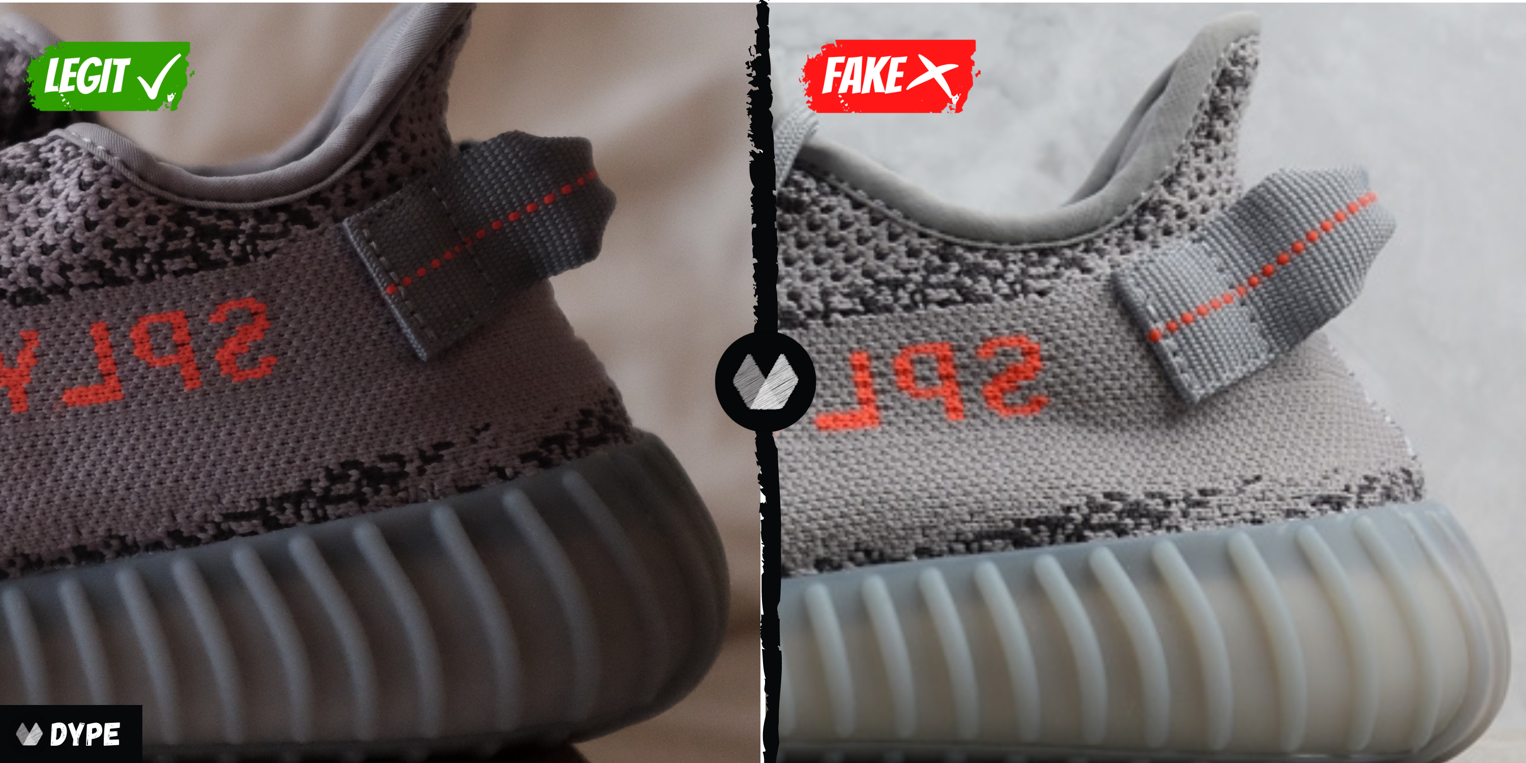 How To Spot Fake vs Real Adidas Yeezy Boost 350 V2 – LegitGrails