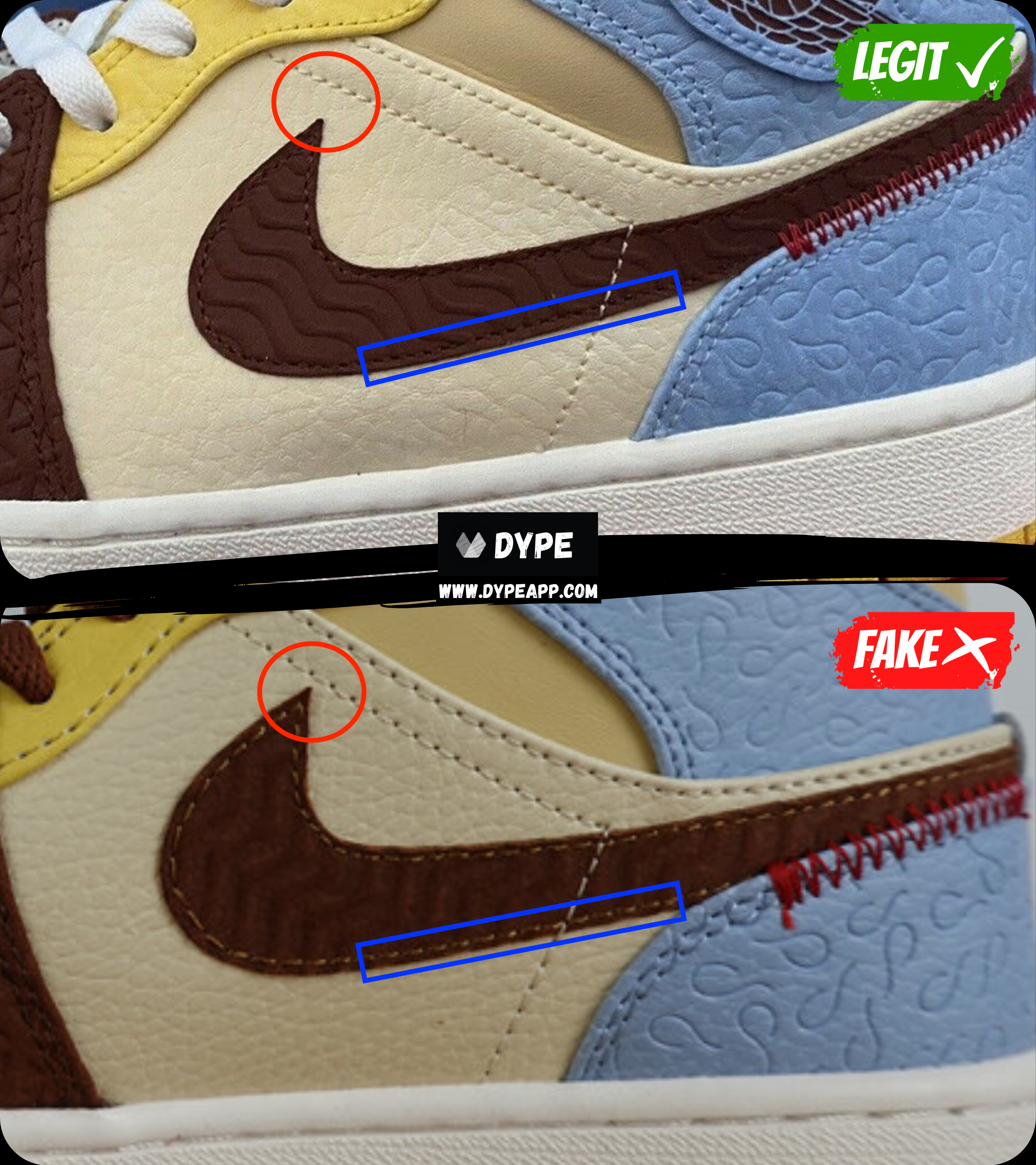 how to check if jordan 1 mids are real