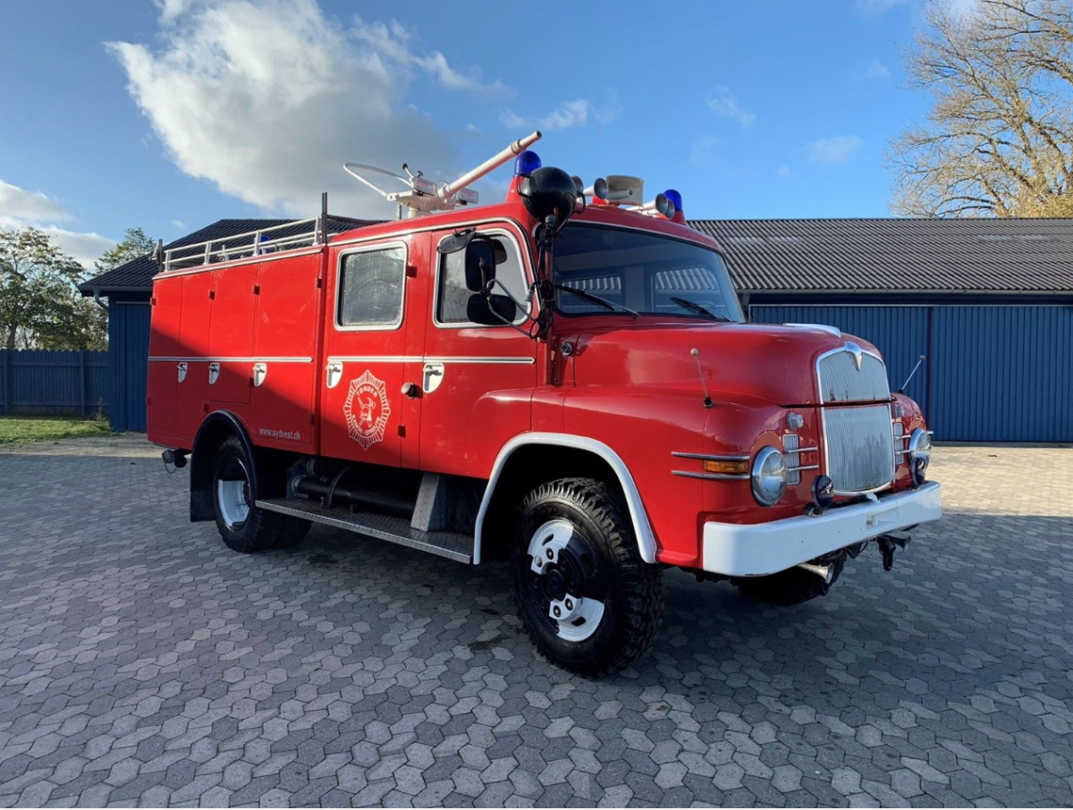 Køb denne Mercedes Unimog brandbil