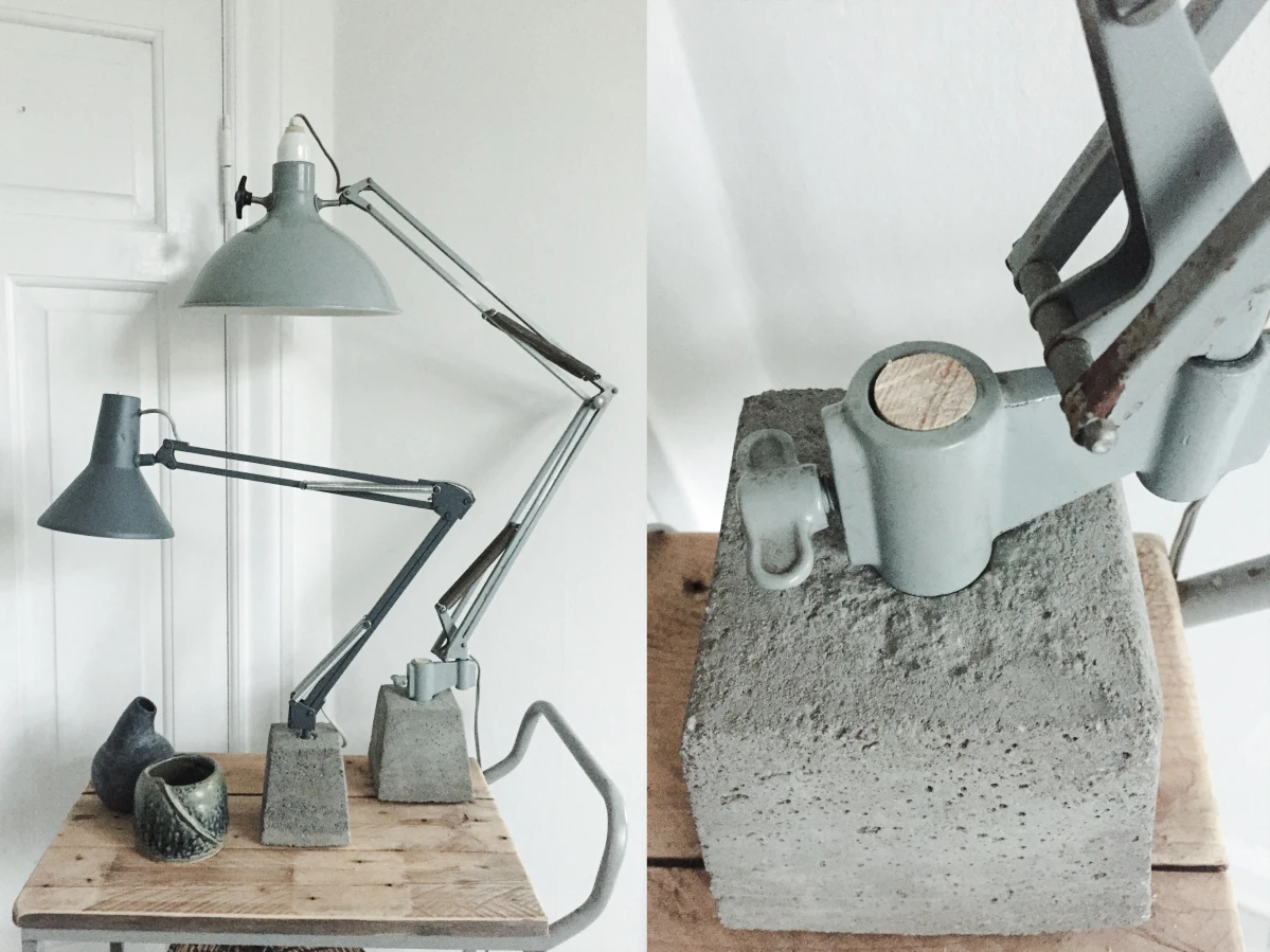 DIY: Lampefod i beton - en nem guide