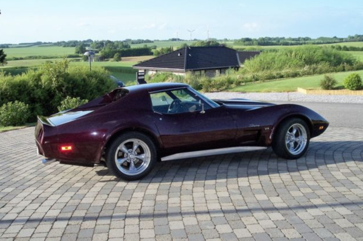 Til salg: Chevrolet Corvette fra 1974 med ekstra mange hestekræfter