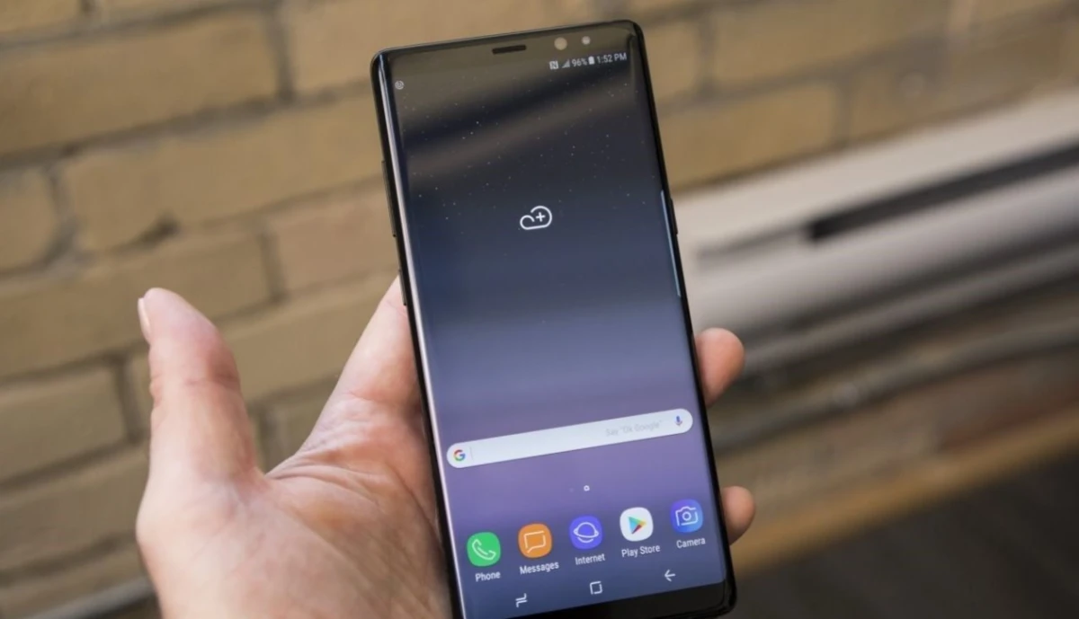 Et godt eksempel på et tydeligt billede af en brugt Samsung Galaxy Note 8