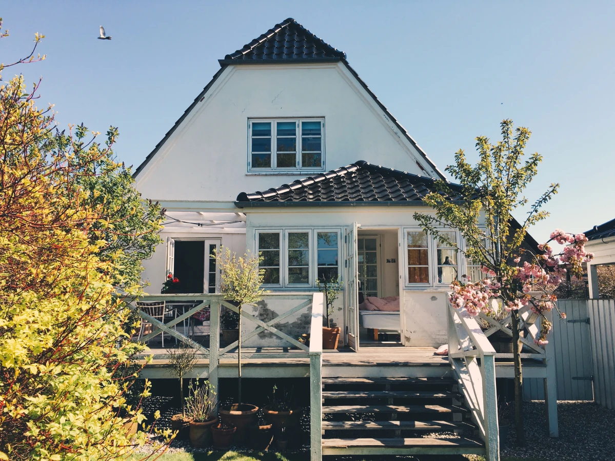 Indret en hyggelig terrasse