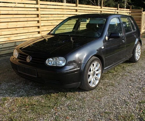 VW Golf i en klassisk model