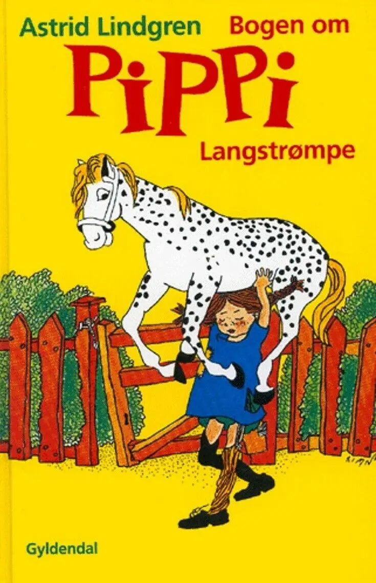 Lige nu sælger Tina fra Græsted dette fine eksemplar af Pippi for 100 kroner, og hun sender det gerne med posten til dig.