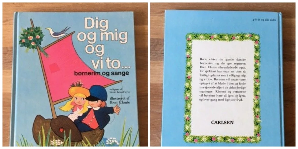 ... sejlede i en træsko. Ja, der er mange rim i 'Dig og mig og vi to..', og dem kan du købe dig til på DBA