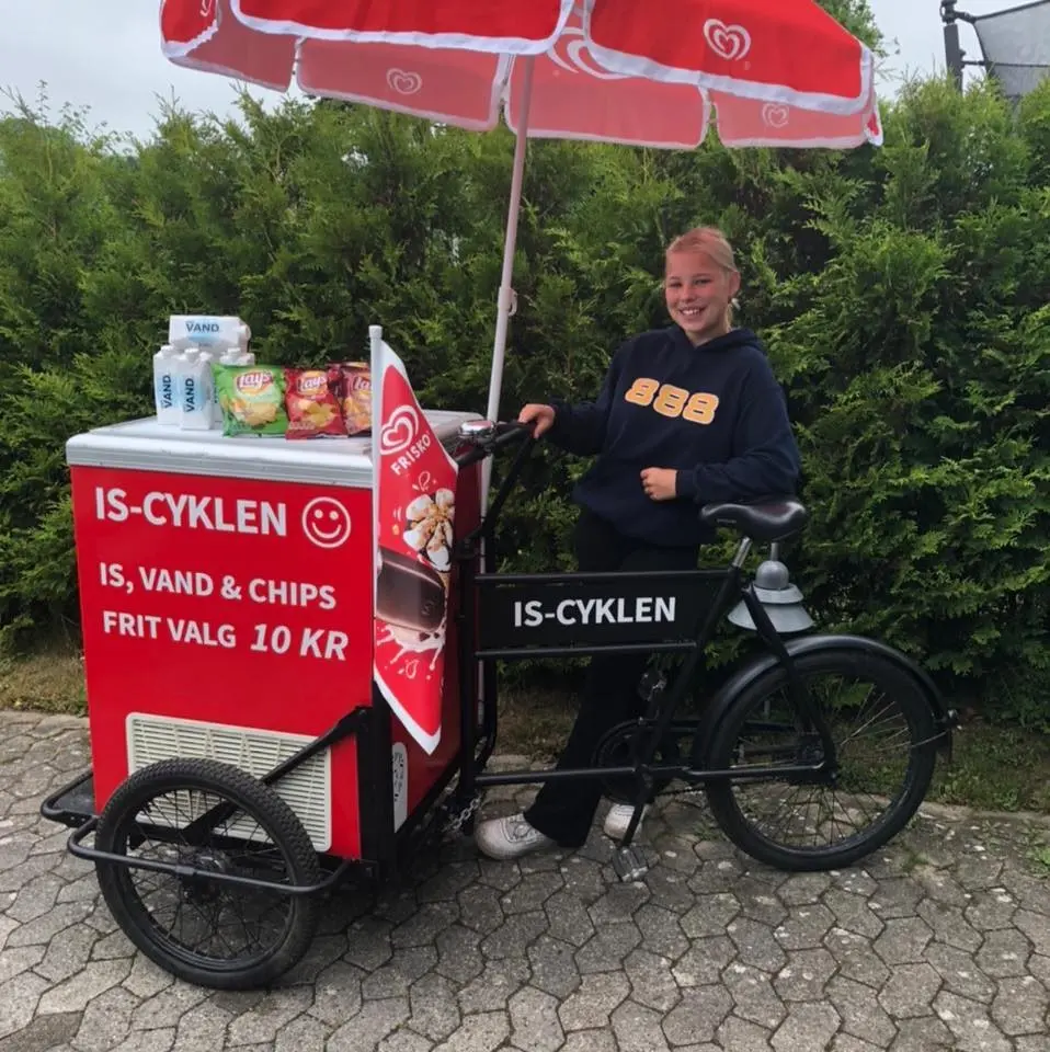 Overraskelse: Brugt cykel blev til rullende isbutik