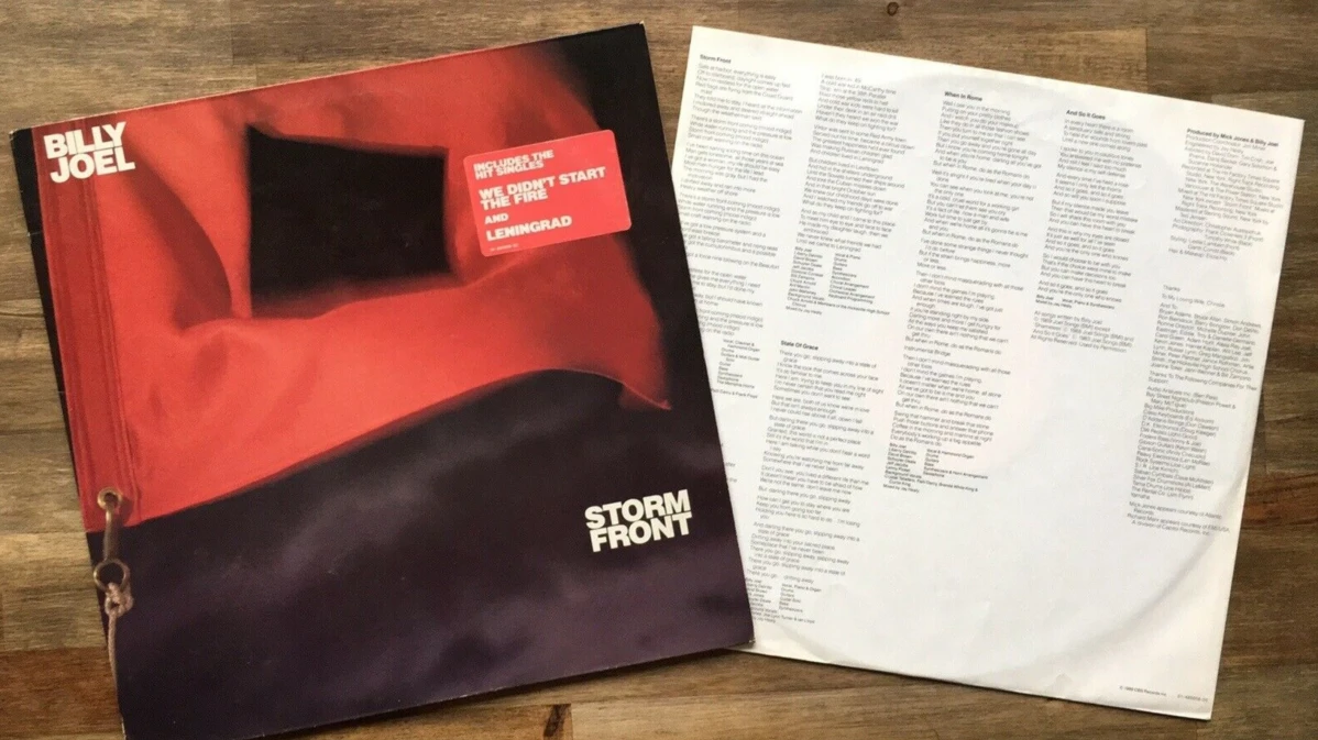 45 kroner skal du lægge hos Kim fra Ebeltoft, hvis denne Billy Joel-lP, ’Storm Front’, skal blive din.