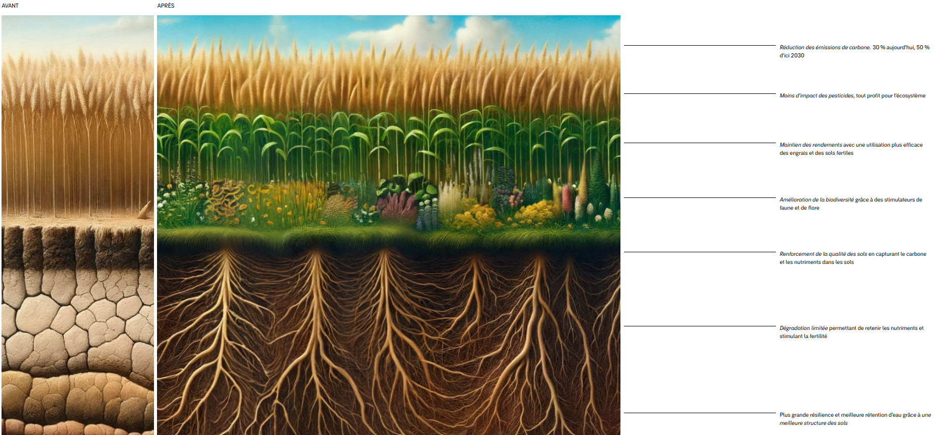 Agriclture avant & après