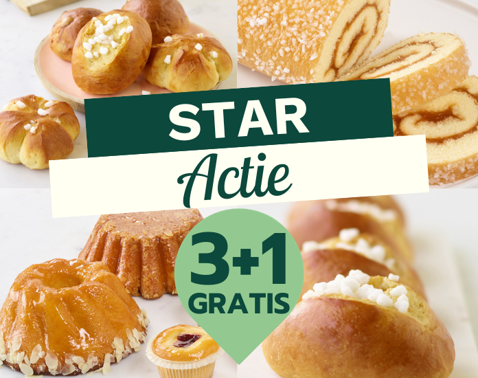 Star Actie: 3+1 gratis