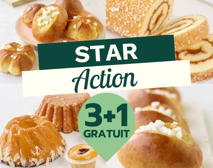 Action Star: 3+1 gratuit