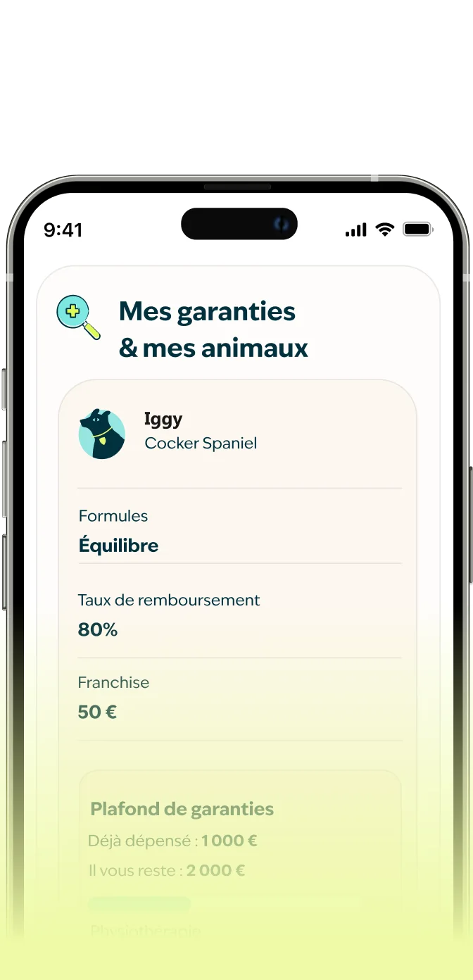remboursements assurance chien chat portail client mobile