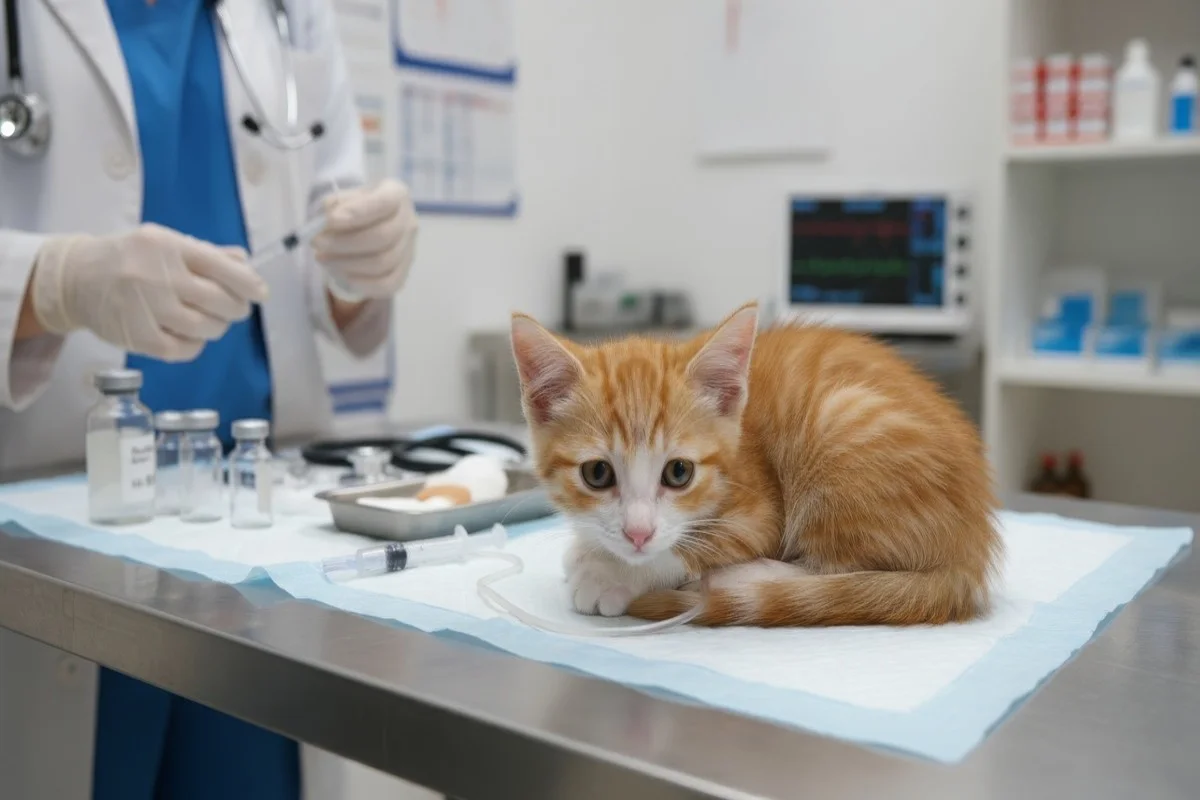 Quel est le prix d'une première visite chez le vétérinaire pour un chaton ?