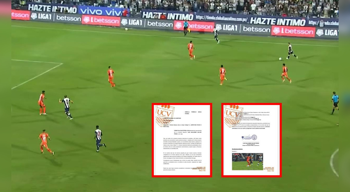Alianza Lima | César Vallejo presentó documento con imágenes y denuncia que árbitro favoreció a los íntimos | Liga 1 2023 | Alianza Lima
