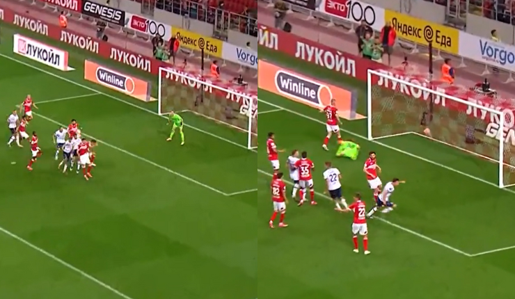 ¡Está intratable! Ángelo Henríquez anotó golazo de cabeza para el FC Baltika de Rusia - Chilevisión