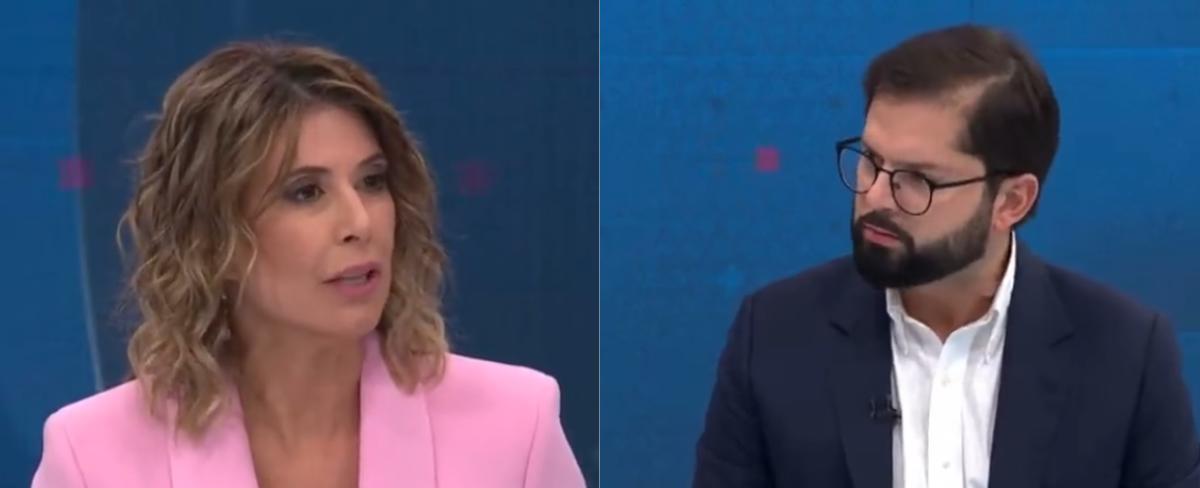"¿Le pesa su pasado?": pregunta de Maca Pizarro a Boric sobre Carabineros generó tensión en entrevista