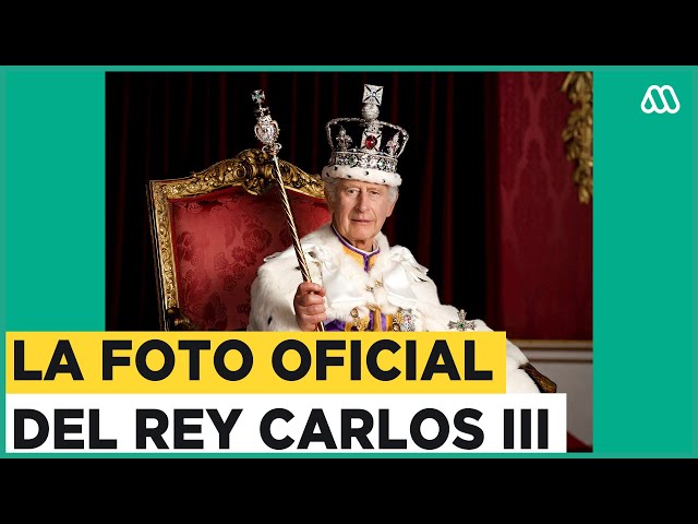 Revelan la foto oficial del Rey Carlos III como monarca