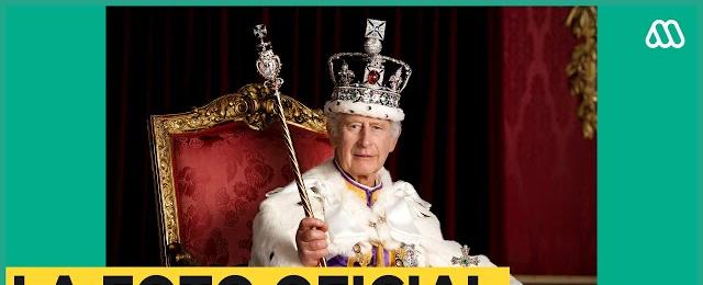 Revelan la foto oficial del Rey Carlos III como monarca