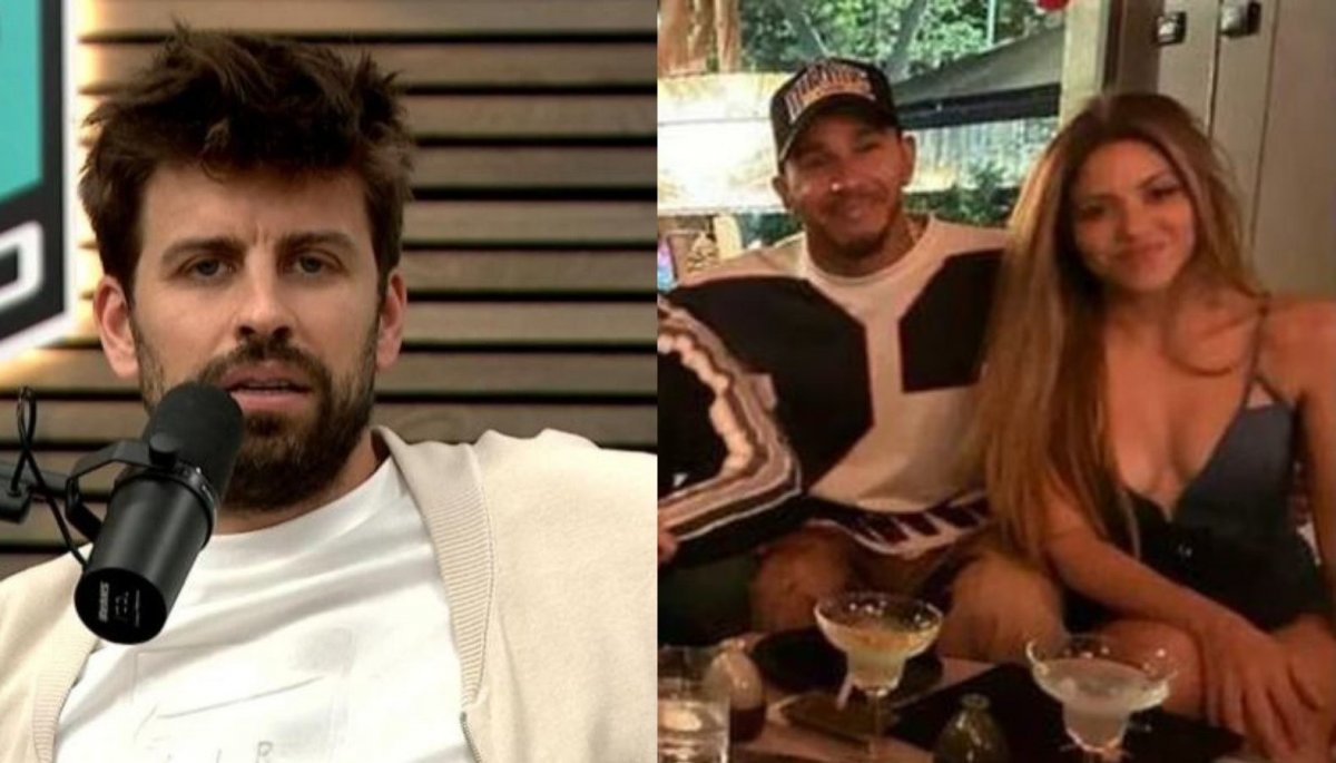 "Ya está": La incómoda reacción de Piqué cuando le nombraron a Lewis Hamilton