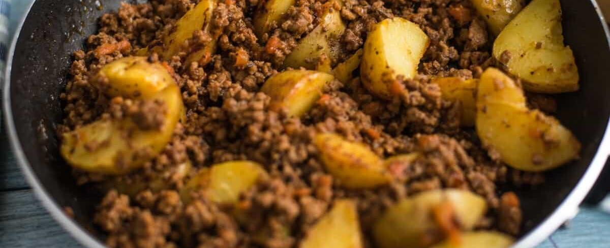 Receta de carne molida con papas - Comedera - Recetas, tips y consejos para comer mejor.