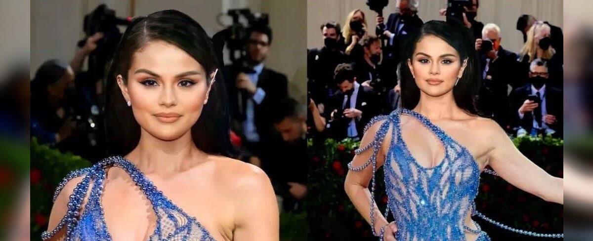 Selena Gómez se luce con revelador vestido en MET Gala a la que no fue
