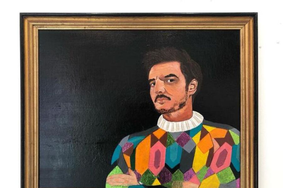 Cómo son las imágenes de la exhibición de Pedro Pascal