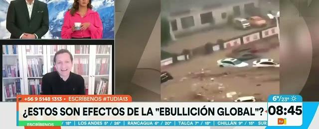 Calentamiento global: Climatólogo explica fenómeno. Tu Día, Canal 13