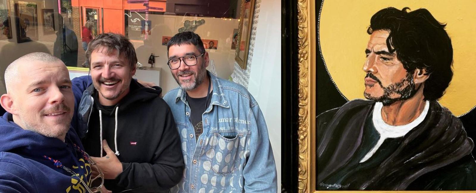 Hasta viajó: Pedro Pascal no pudo ver exposición de arte en su honor - CHVNoticias.cl