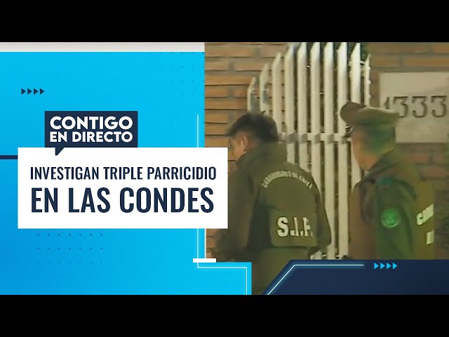 "SALUD MENTAL": Investigan causas que motivaron parricidio en Las Condes - Contigo en Directo