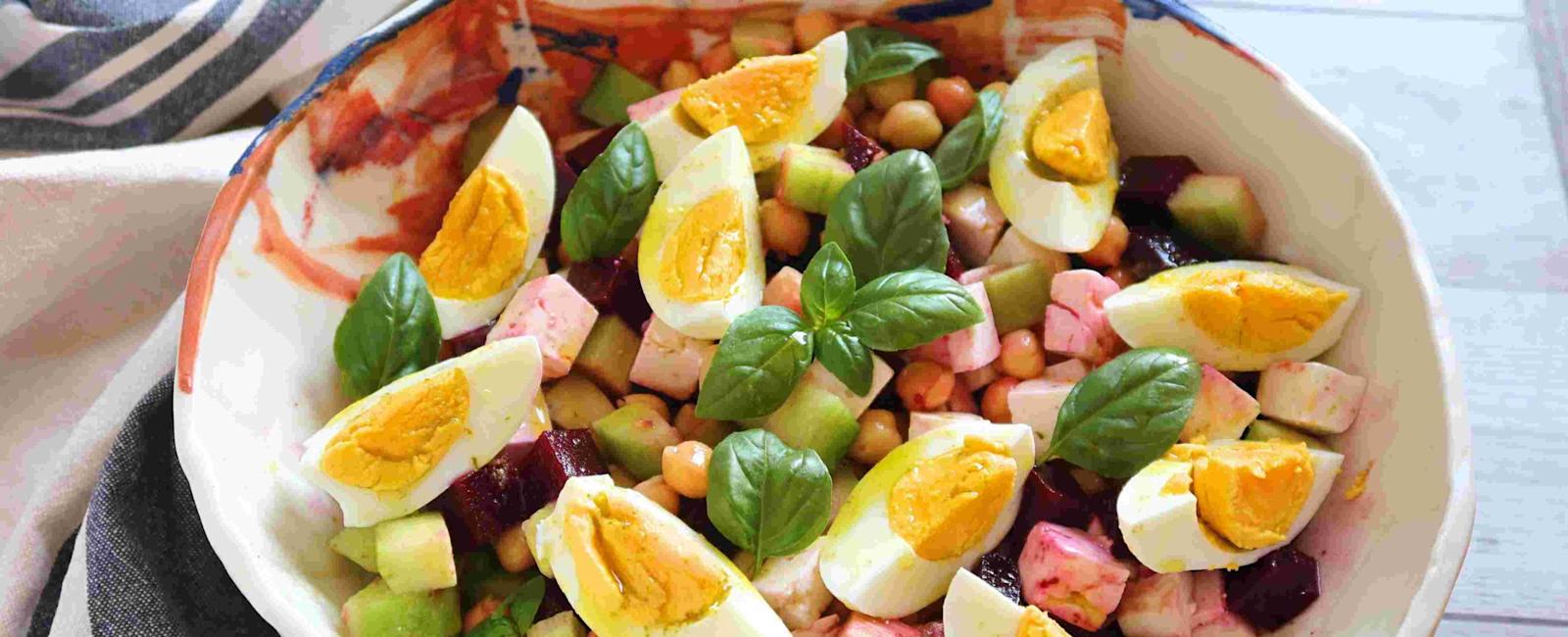 Ensalada de garbanzos. Receta fácil y rápida - Anna Recetas Fáciles