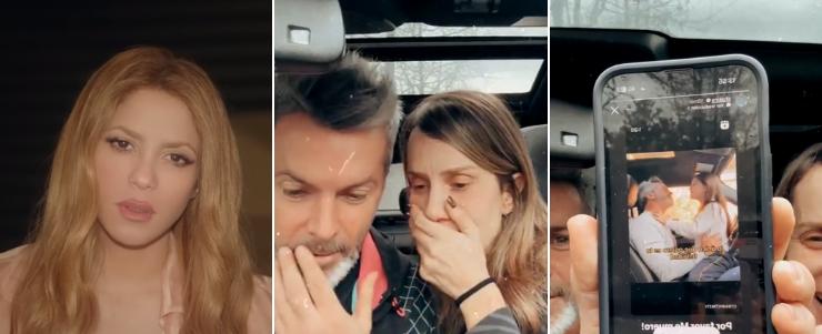 Shakira compartió video de Cristián Sánchez y su hija: Animador se enteró durante un live con Diana Bolocco - CHVNoticias.cl