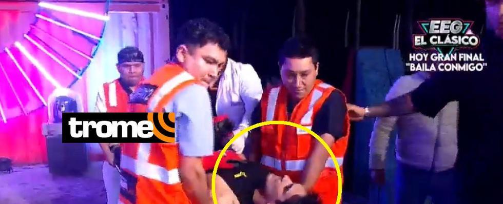 EEG: Israel Dreyfus sufre descompensación EN VIVO y es retirado del set en camilla | Esto es guerra | VIDEO | Farándula | trcm