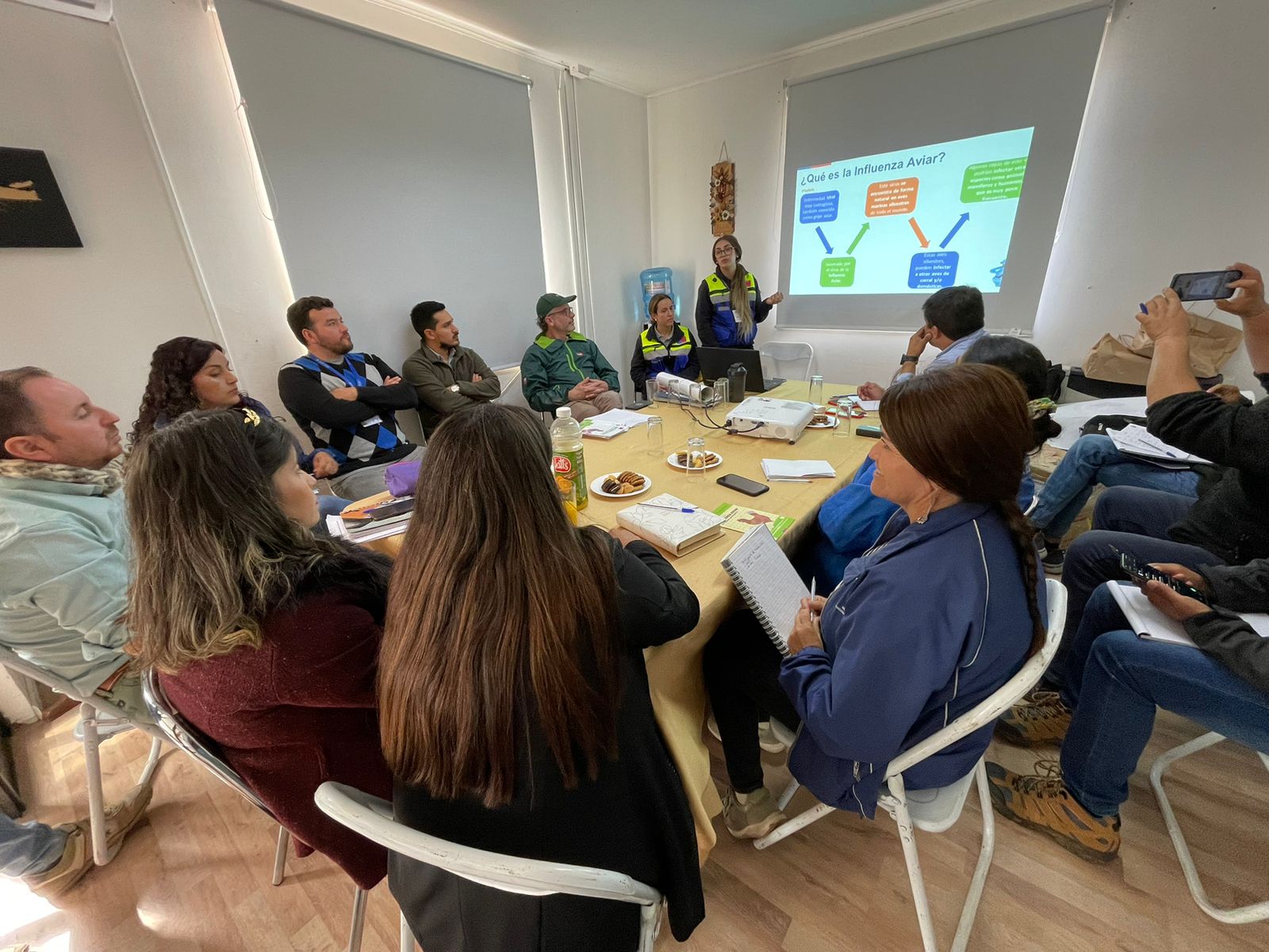 Orientación técnica y preventiva en contra de la influenza aviar recibieron más de 2 mil funcionarios y dirigentes en el Biobío