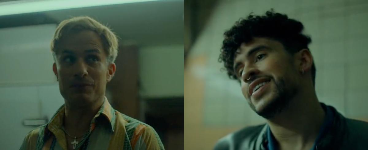Nuevo adelanto de "Cassandro" muestra coqueta escena entre Bad Bunny y Gael García Bernal