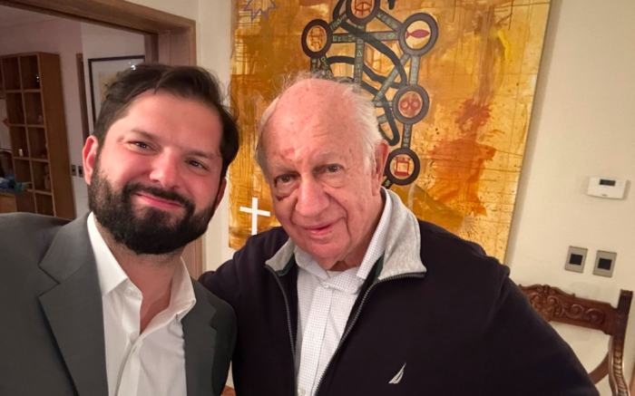 Boric visitó a “machucado” Ricardo Lagos: “Tengo el deber de aprender de quienes he discrepado”