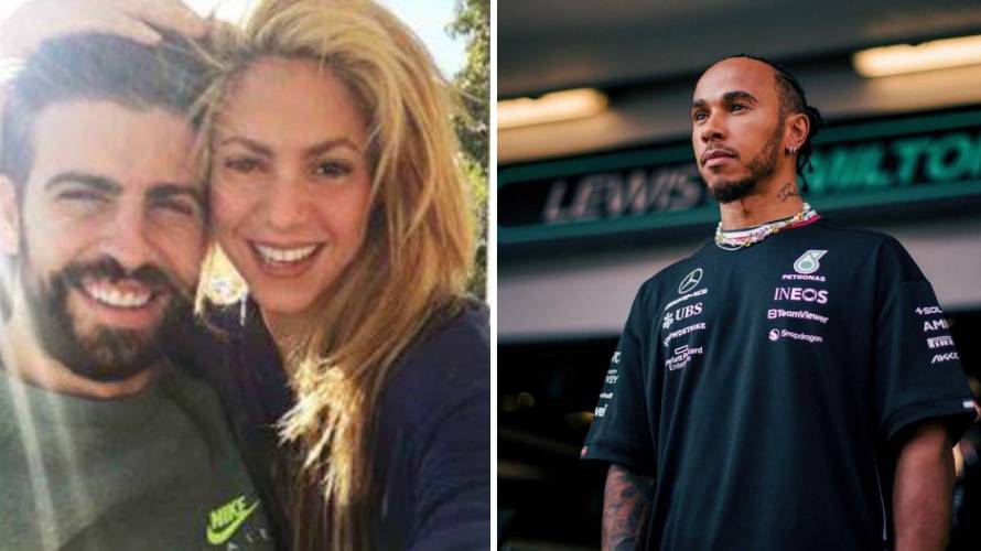 Critican a Shakira por su relación con Lewis Hamilton: ”no esperó el año de luto”