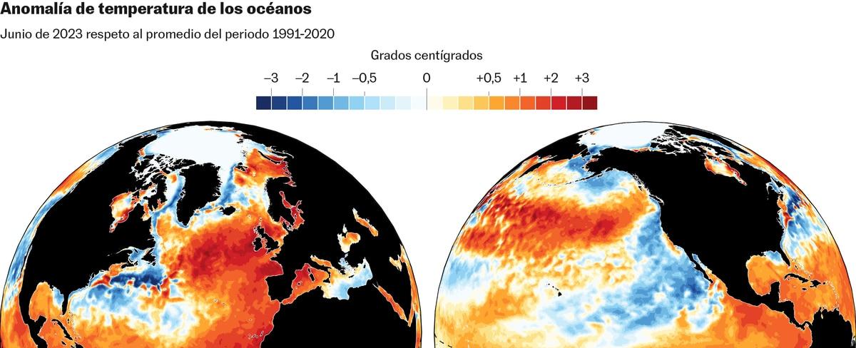 Dos récords globales en dos días: la crisis climática y el calentamiento del Atlántico norte llevan al planeta a un “territorio desconocido”