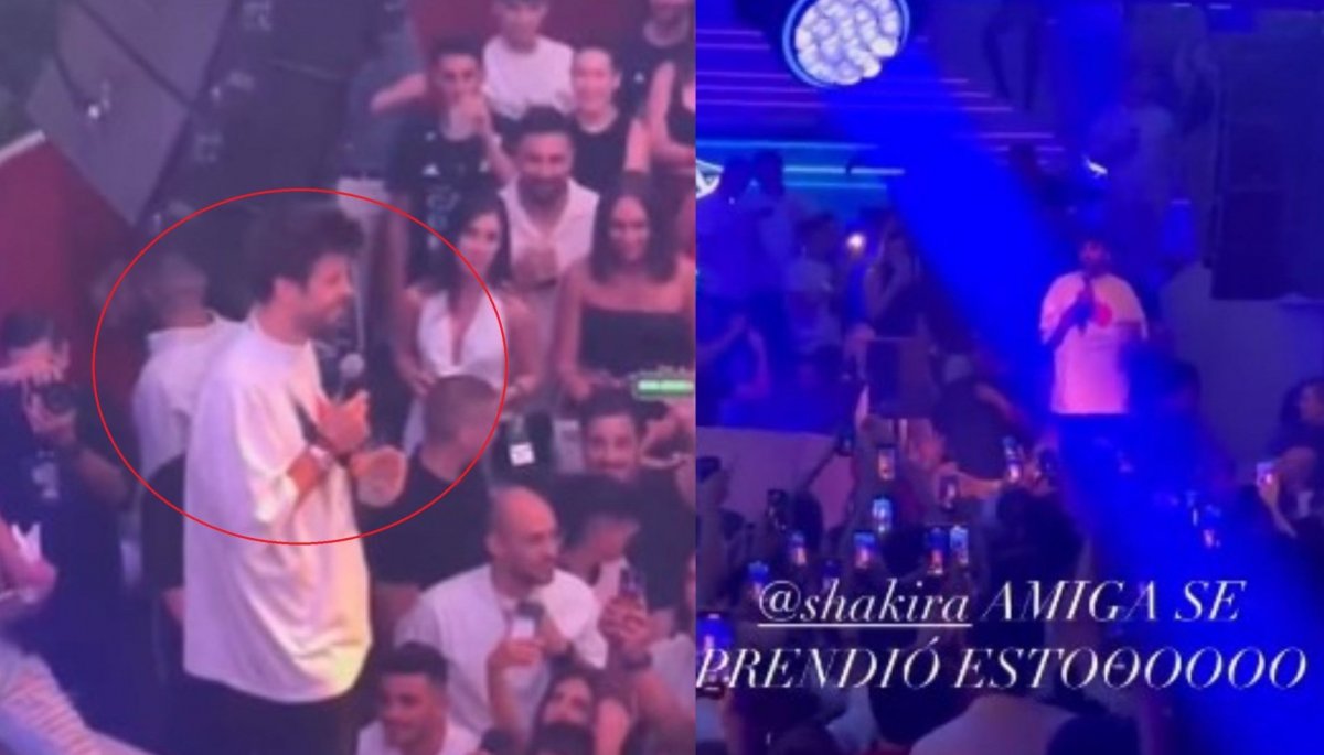 "No son nadie": Así reaccionó Gerard Piqué ante toda una discoteque que lo molestaba con Shakira