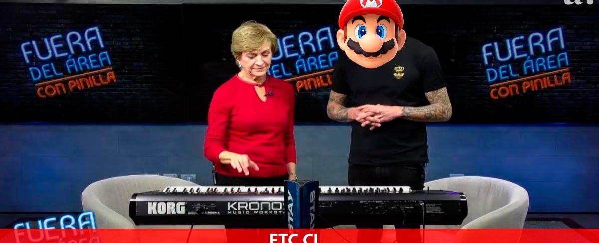 Evelyn Matthei sorprendió a todos tocando la canción de Mario Bros en piano