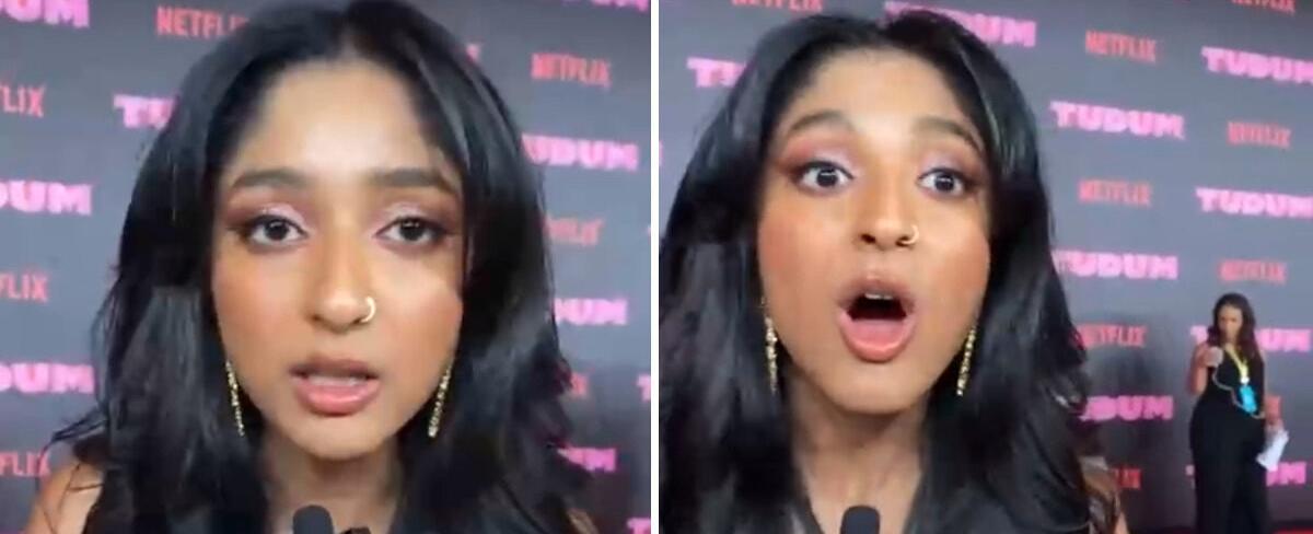La sorpresa de Maitreyi Ramakrishnan al enterarse que Pedro Pascal... ¡es chileno!