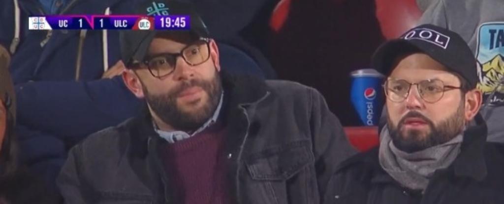 Presidente Boric acompaña a la UC en la cancha por primera vez desde su llegada al cargo