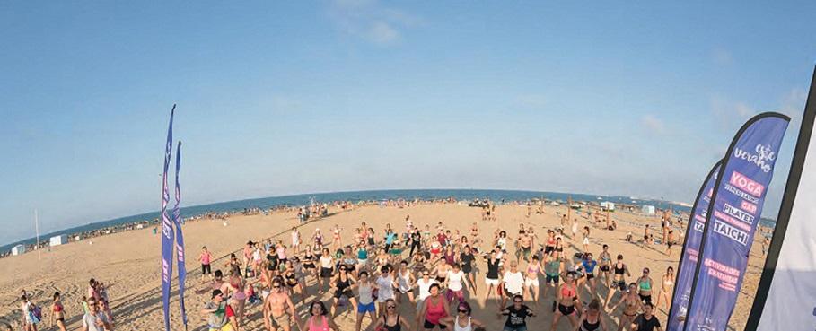 Clases GRATUITAS en la ciudad de Valencia para realizar ejercicio físico en la playa