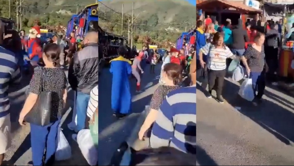"Spider-Man", "Pantera Negra" y "Mario Bros" protagonizan violenta pelea en una feria de atracciones en Brasil