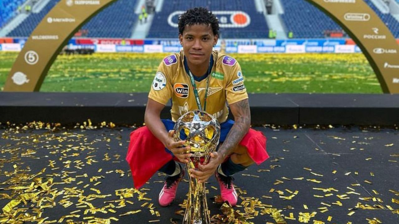 Wilmar Barrios, campeón de la Supercopa de Rusia: ya son 13 títulos en su carrera