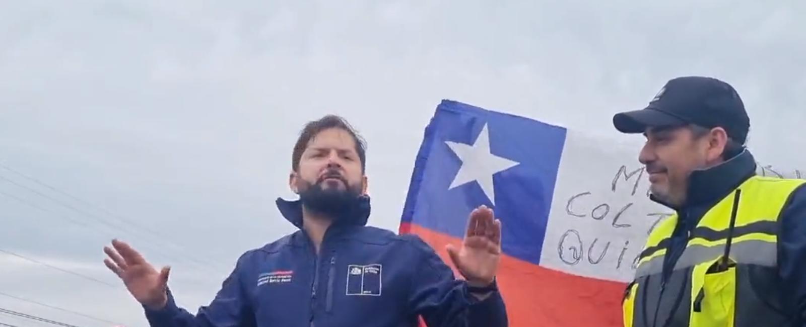 Pdte. Boric tras visita a albergados por sistema frontal en Coltauco: “El gobierno entero va a estar desplegado en terreno”