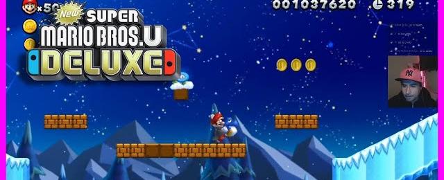 🔥 New Super Mario Bros. U Deluxe NIVEL : AVALANCHA DE PUINGUIZADORES las 3 monedas con MARIO