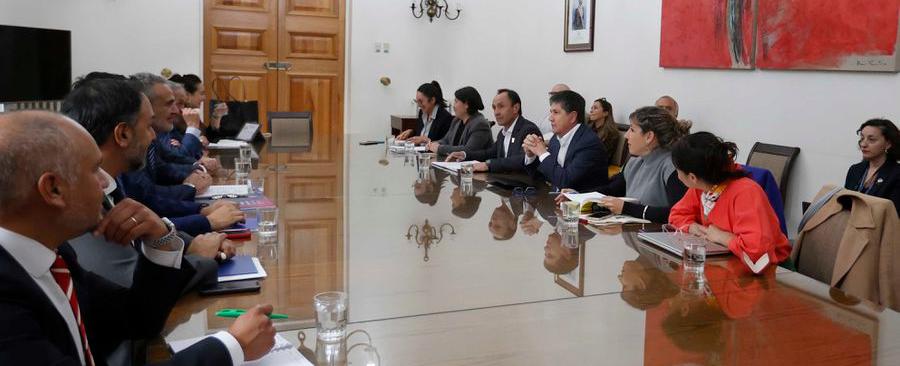 Manuel Monsalve se reúne con la ANFP, Mindep y Estadio Seguro