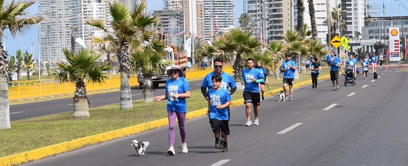 Corrida Familiar UNAP promovió el ejercicio físico para una vida saludable en Iquique