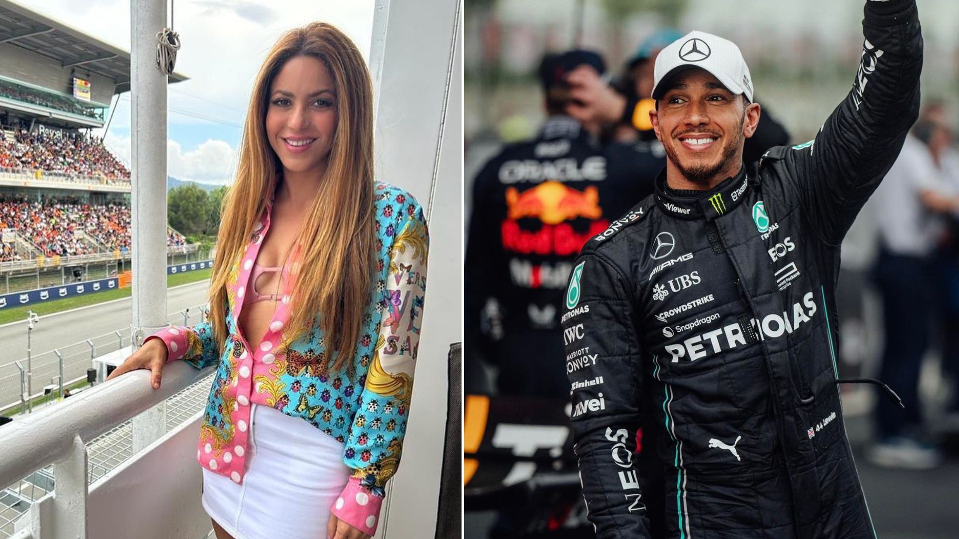 Cambió el Twingo por un Fórmula 1: Reportan que Shakira y Lewis Hamilton habrían formalizado su relación - CHVNoticias.cl